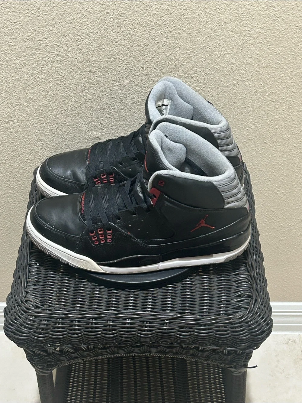 Size 12 Jordan SC-1 Black Gym Red 538698-020